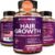 Hair Growth Vitamins for Women | Biotin 10,000mcg, Collagen, Patented OptiMSM®, goMCT®, Saw Palmetto | Naturally Regrow Stronger & Healthier Hair, Skin and Nails | Stops Hair Loss | 60 Day Supply