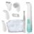 Remington Smooth & Silky Body & Bikini Kit, Cordless bikini trimmer and shaver for women, Waterproof for grooming in the shower, White/Green